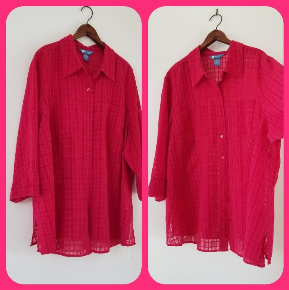Koret Women cheer button down blouse